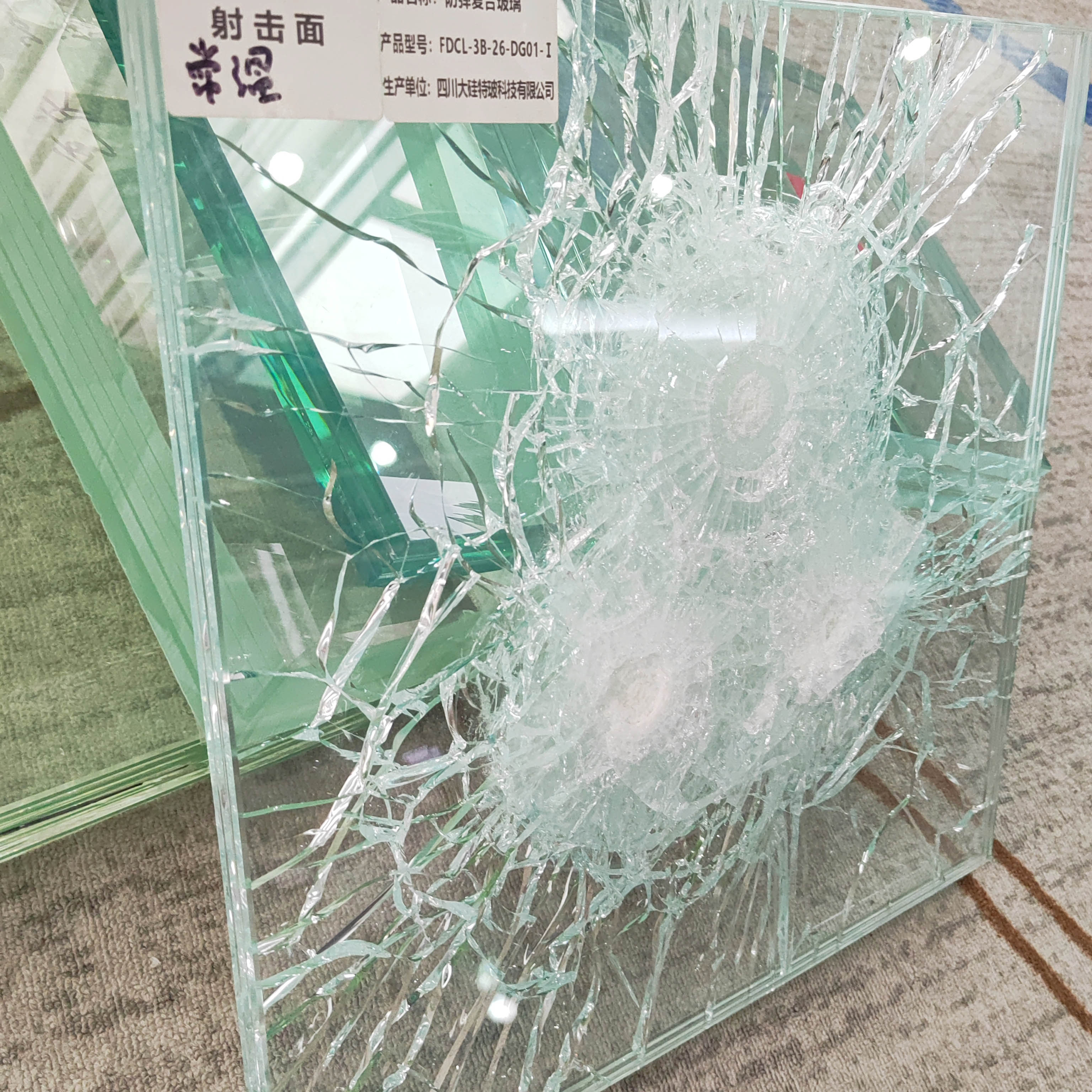 南京信息技术公司防弹玻璃定制案例